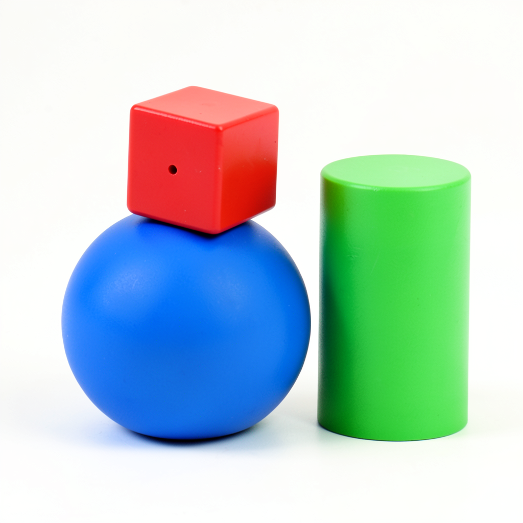 FLUX.2-klein-4B spatial reasoning test — objects placed in correct relative positions